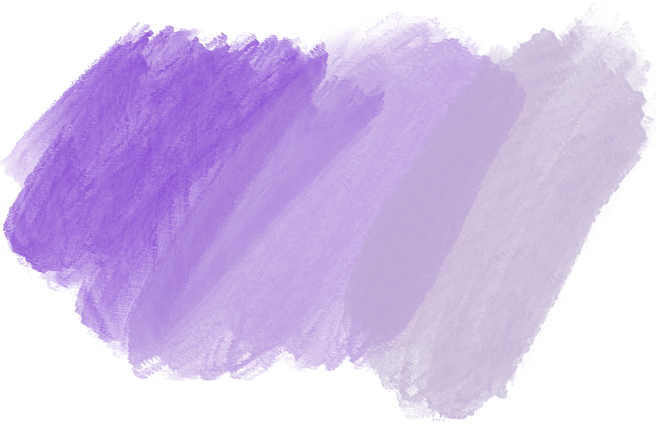 Abstract Purple Smudge Acrylic Brush Stroke on Canvas